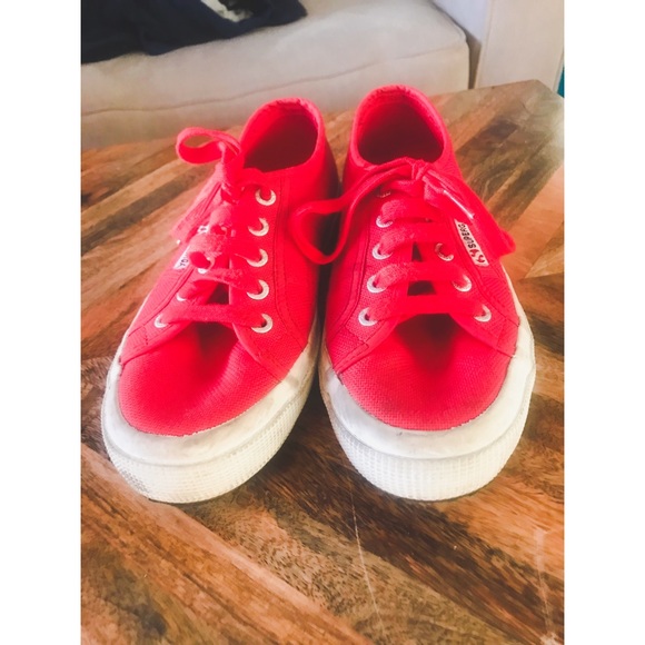red superga shoes